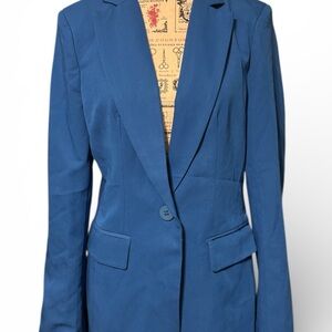 Chic Women's Blue Blazer